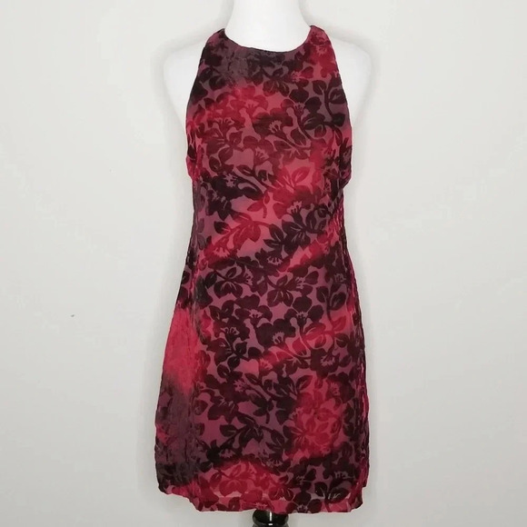 NWT Revolve Some Days Lovin Red Velour Dress S - Picture 1 of 7
